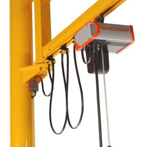 Jib crane with CLX Electric Chain Hoist