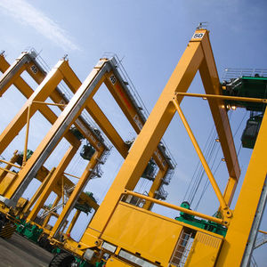 Konecranes rubber tired gantry crane