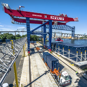 Konecranes rail mounted gantry crane