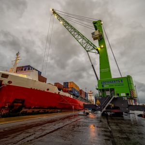 Goeyvaerts four more Konecranes Gottwald Mobile Harbor Cranes